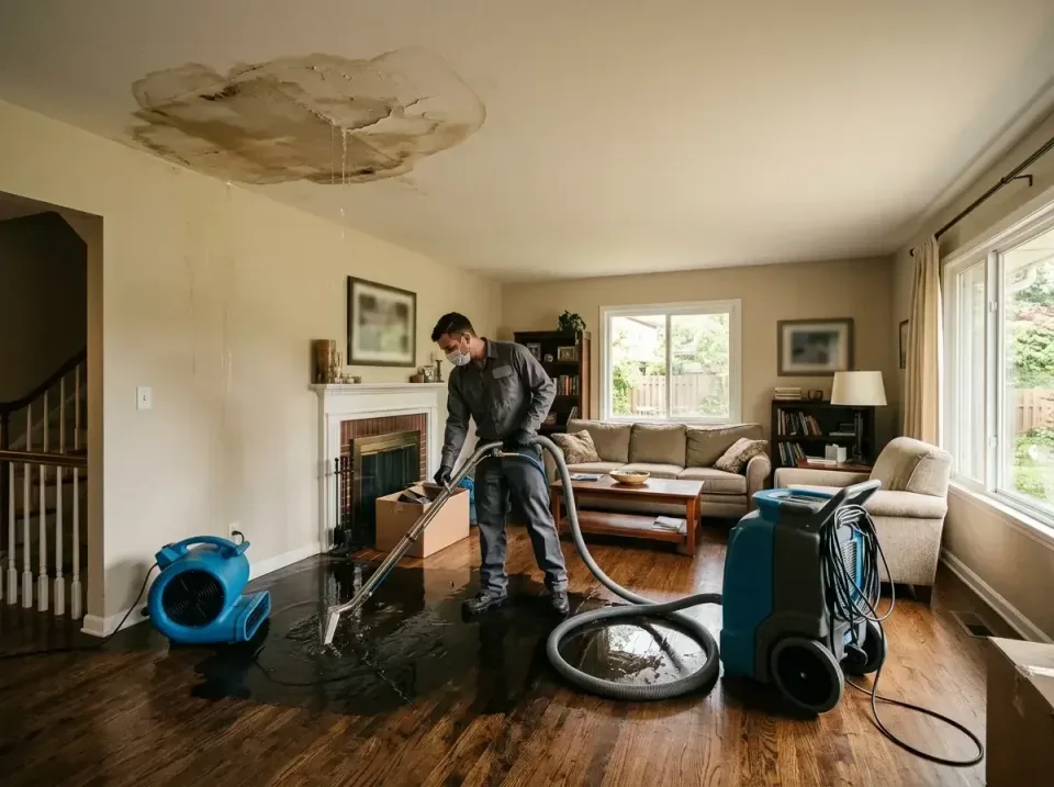attic-pipe-burst-ceiling-drip-008 — frequently asked questions, Water Damage Restoration & Carpet Care in Morton Grove, IL